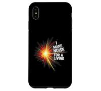 I Make Noise for A Living Musician DJ Sound Crew Coque pour iPhone XS Max