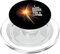 I Make Noise for A Living Musician DJ Sound Crew PopSockets PopGrip pour MagSafe