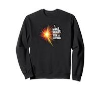 I Make Noise for A Living Musician DJ Sound Crew Sweatshirt