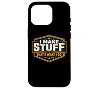 I Make Stuff That's What I Do Vintage DIY Maker Creator Blague Coque pour iPhone 16 Pro