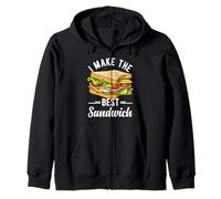 I MAKE THE BEST Amateur de sandwichs Sweat à Capuche