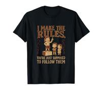 I Make The Rules Sibling Rivalry Design vintage T-Shirt