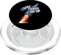I Make Things Go Up Funny Rocket Launch Space Engineering PopSockets PopGrip pour MagSafe