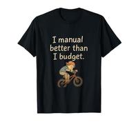 I Manual Better Than I Budget Vintage Graphic T-Shirt