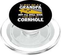 I May Be A Grandpa But I'll Still Kick Your Butt PopSockets PopGrip pour MagSafe
