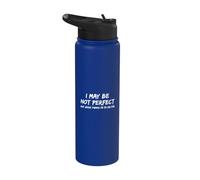 I May Be Not Perfect But Jesus Thinks I'm To Die For - Drôle Stainless Steel Insulated Water Bottle