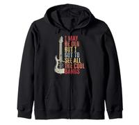 I May Be Old But I Got To See All The Cool Bands - Rétro Sweat à Capuche