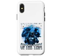 I May Have a Touch of The Tism Alpha Male Wolf Meme Coque pour iPhone X/XS