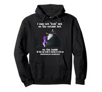 I May Not Look Sick on The Outside Fibromyalgie Awareness Sweat à Capuche