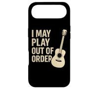 I May Play Out of Order Guitare Humour Coque pour iPhone Air