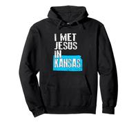 I Met Jesus in Kansas - Nouveauté chrétienne Sweat à Capuche