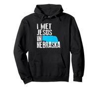 I Met Jesus in Nebraska - Nouveauté chrétienne Sweat à Capuche