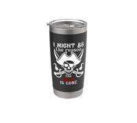 I Might Be the Reason the Rum is Gone Men Pirate Drinking Gobelet isotherme en acier inoxydable double paroi