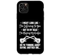 I Might Look Like I’m Listening - Funny Guitar Player Quote Coque pour iPhone 11 Pro Max