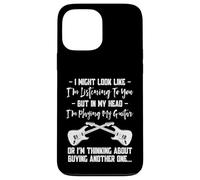 I Might Look Like I’m Listening - Funny Guitar Player Quote Coque pour iPhone 13 Pro Max