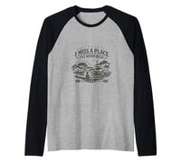 I Miss a Place I've Never Been, présent pour Wanderlust Manche Raglan