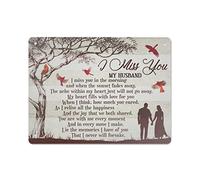 I Miss You My Husband The Memories I Have of You That I Never Will Forsake Retro Tin Sign Metal Poster Vintage Sign Plate Coffee Bar Home Outdoor Decor Kitchen Iron Painting Cafe Club Man Cave Wall Pl