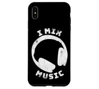 I Mix Music Disque Jockey avec Citation DJ Coque pour iPhone XS Max