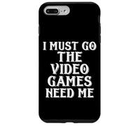 I Must Go The Video Games Need ME Funny Gamer Meme Cosplay Coque pour iPhone 7 Plus/8 Plus