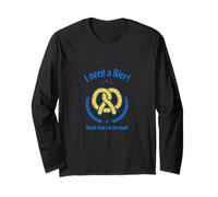 I Need A Bier - Thank God I'm German (Graphique Bretzel) Manche Longue