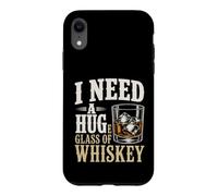 I Need A Huge Glass of Whisky Bourbon Lover Humour Coque pour iPhone XR