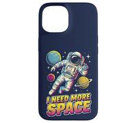 I Need More Space Astronaute Rétro Style BD Pop Art Coque pour iPhone 15