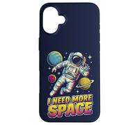 I Need More Space Astronaute Rétro Style BD Pop Art Coque pour iPhone 16 Plus