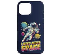 I Need More Space Astronaute Rétro Style BD Pop Art Coque pour iPhone 16 Pro Max