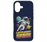 I Need More Space Astronaute Rétro Style BD Pop Art Coque pour iPhone 17