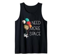 I Need More Space Ballon Astronaute Planètes Meme Débardeur