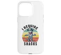 i Need Snacks Chemise Cowboy Chat Chaton Gourmand Amateur de Nourriture Coque pour iPhone 15 Pro Max