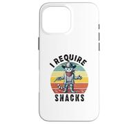 i Need Snacks Chemise Cowboy Chat Chaton Gourmand Amateur de Nourriture Coque pour iPhone 16 Pro Max