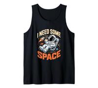 I Need Some Space Astronaute Cosmos Café Débardeur