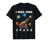 I Need Some Space Dinosaur Trex Riding Bicycle Funny Bike T-Shirt