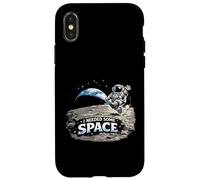 I Need Some Space - Earthrise Lunar Orbit Cosmos Fun Art Coque pour iPhone X/XS