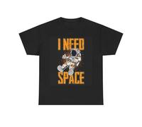 I Need Some Space Shirt Funny Astronaut Graphic Unisex Heavy Cotton Tee