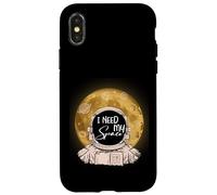 I Need Space My Astronaute Moon Mars Planets Coque pour iPhone X/XS
