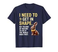 I Need to Get Into Shape Humour drôle de Procrastination T-Shirt