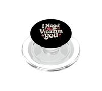 I Need Vitamin You Joli Couple affectueux Amour PopSockets PopGrip pour MagSafe