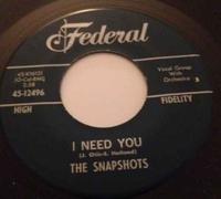 I Need You - Snapshots (3) 7" 45