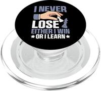 I Never Lose Either I Win Or I Learn PopSockets PopGrip pour MagSafe