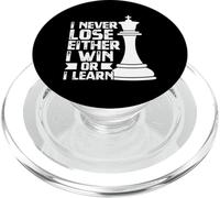 I Never Lose Either I Win Or I Learn PopSockets PopGrip pour MagSafe