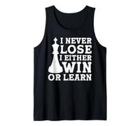 I Never Lose I Either Win Or Learn Débardeur