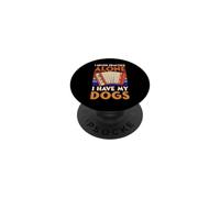 I Never Practice Accordéon Alone I Have My Dogs PopSockets PopGrip Adhésif