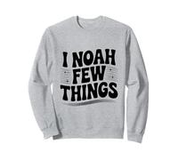 I Noah A Few Things Christian Faith Humour Sweatshirt
