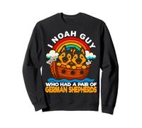 I Noah Guy Qui Avait Une Paire de bergers allemands L'arche de Noé, Jeu de Mots Sweatshirt