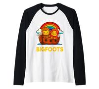 I Noah Guy Qui Avait Une Paire de Bigfoots Noah's Ark Yeti Faith Manche Raglan