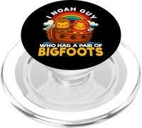 I Noah Guy Qui Avait Une Paire de Bigfoots Noah's Ark Yeti Faith PopSockets PopGrip pour MagSafe