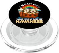 I Noah Guy Qui Avait Une Paire de Chiens Havanais de l'Arche de Noé PopSockets PopGrip pour MagSafe