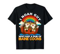 I Noah Guy Qui Avait Une Paire de Maine Coons, Le Chat de l'arche de Noé T-Shirt